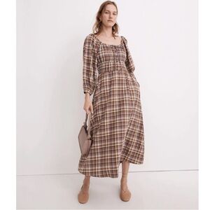 Madewell Gauze Sophia Midi Dress Sz Small